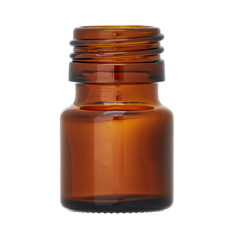 15ml Amber Glass Alpha Bottle 28mm Neck