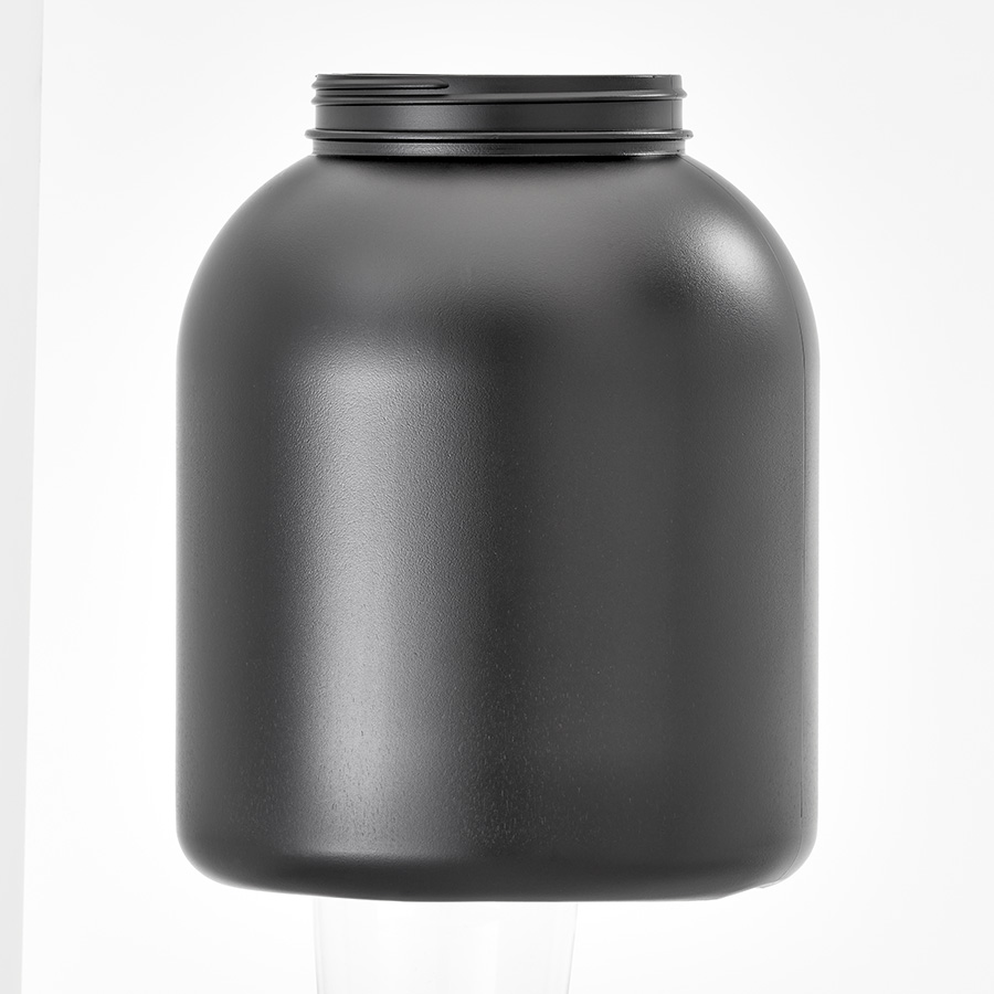 6000ml Black HDPE Packer with 120mm/400 Screw Neck