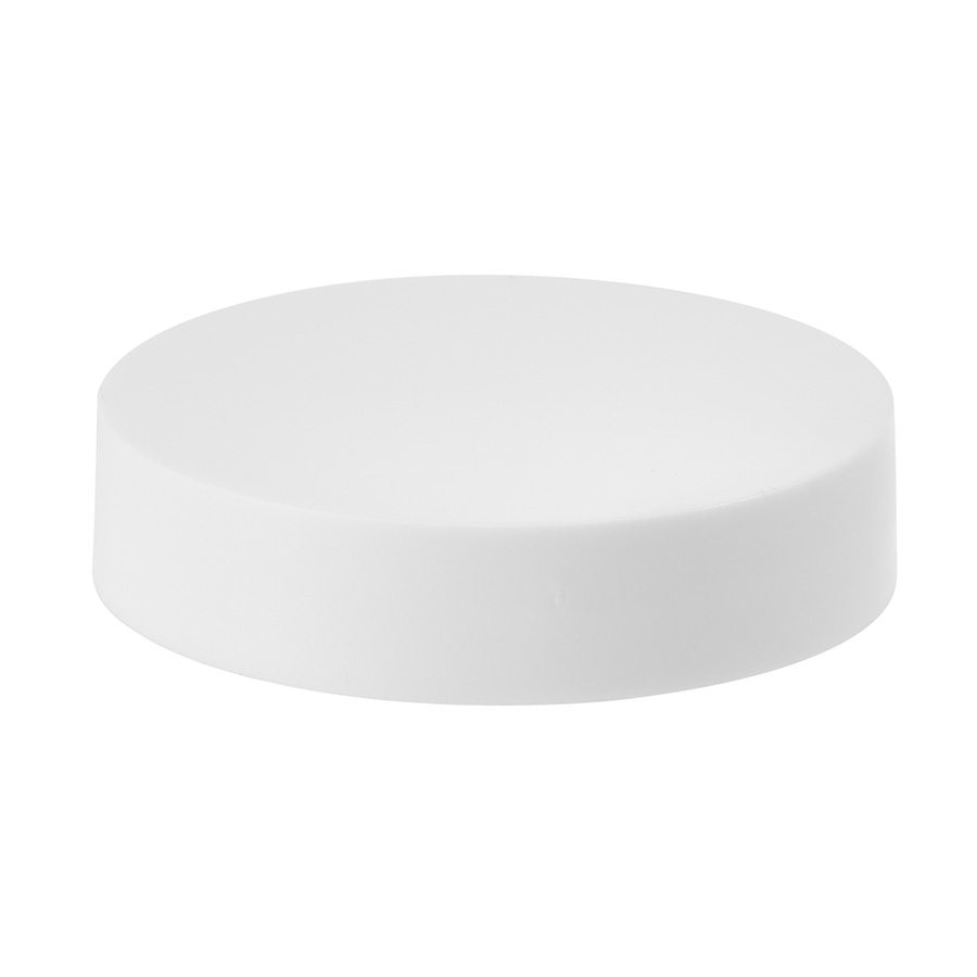58mm/400 Matt White Smooth PP Screw Cap (Heavy Weight) with EPE Liner