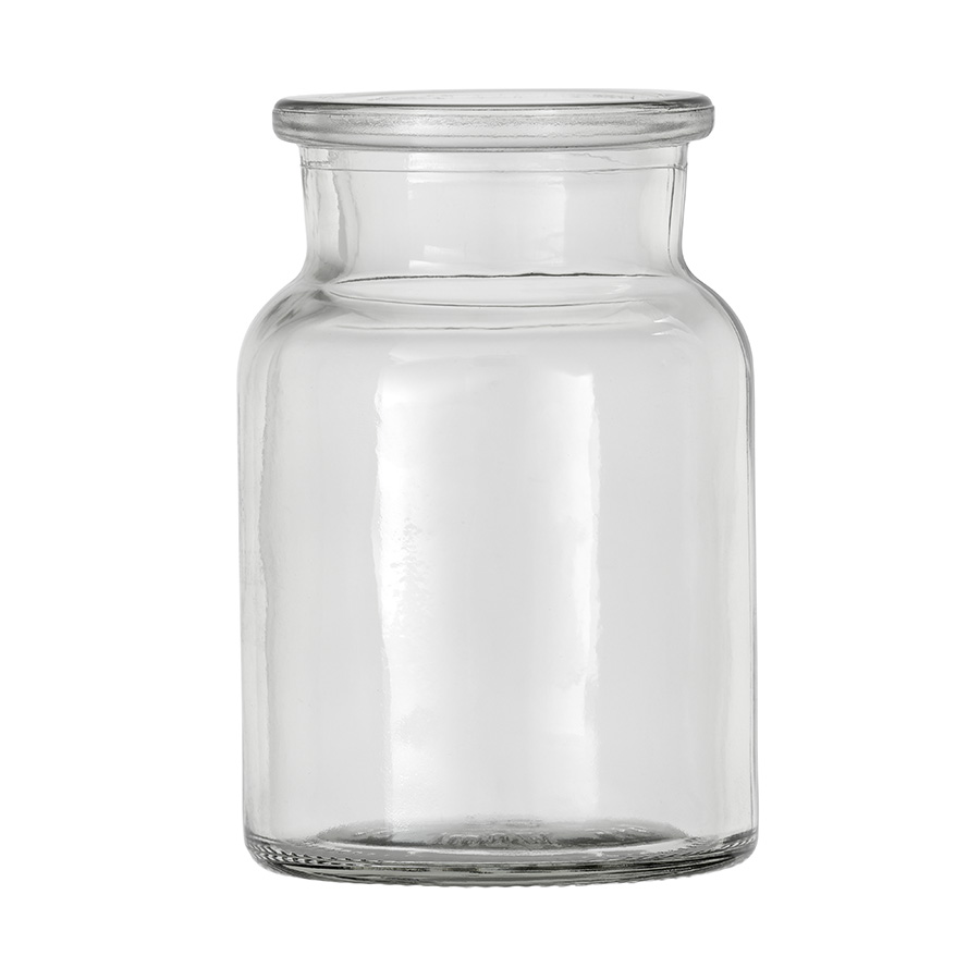 150ml Clear Glass Round Cork Jar