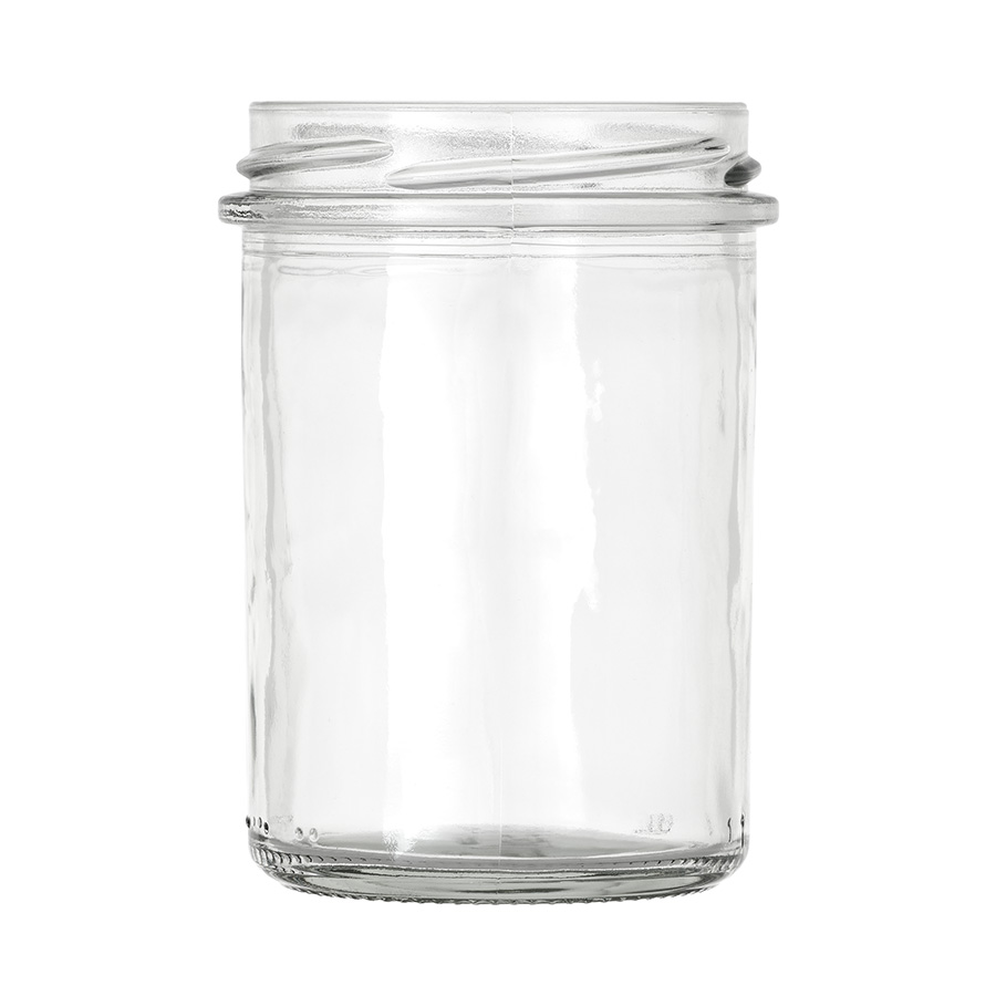 230ml Clear Glass High Straight Jar
