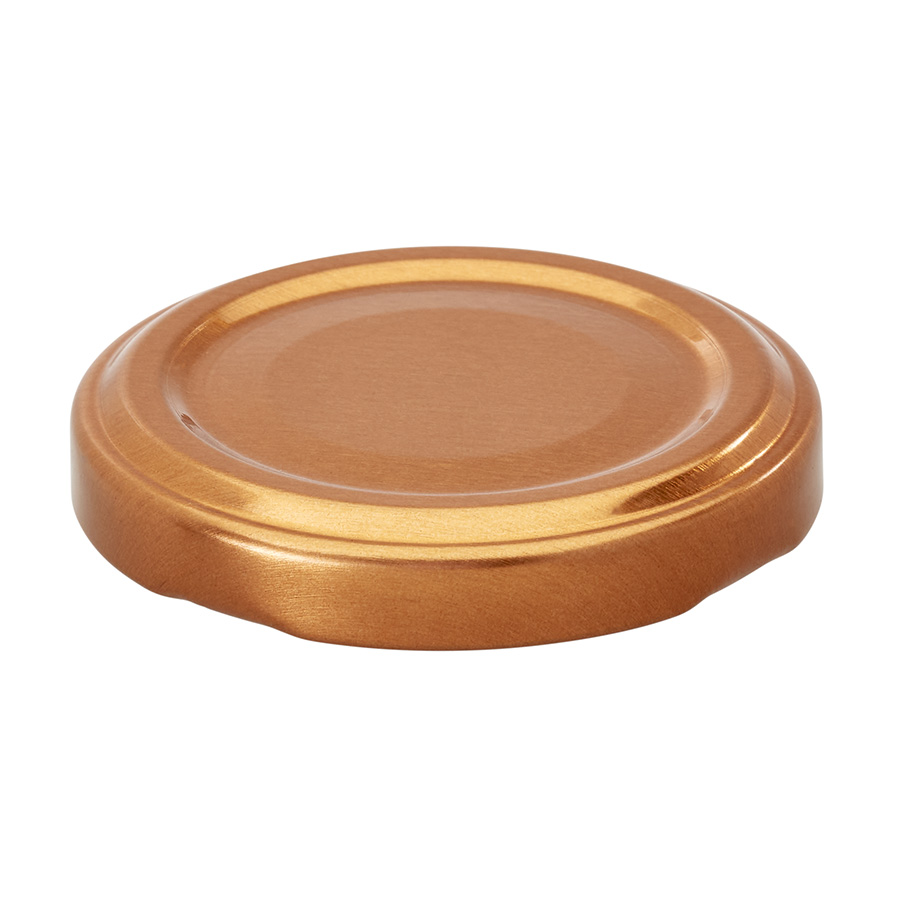48mm Copper Tin plate Twist off  Cap with BLUESEAL