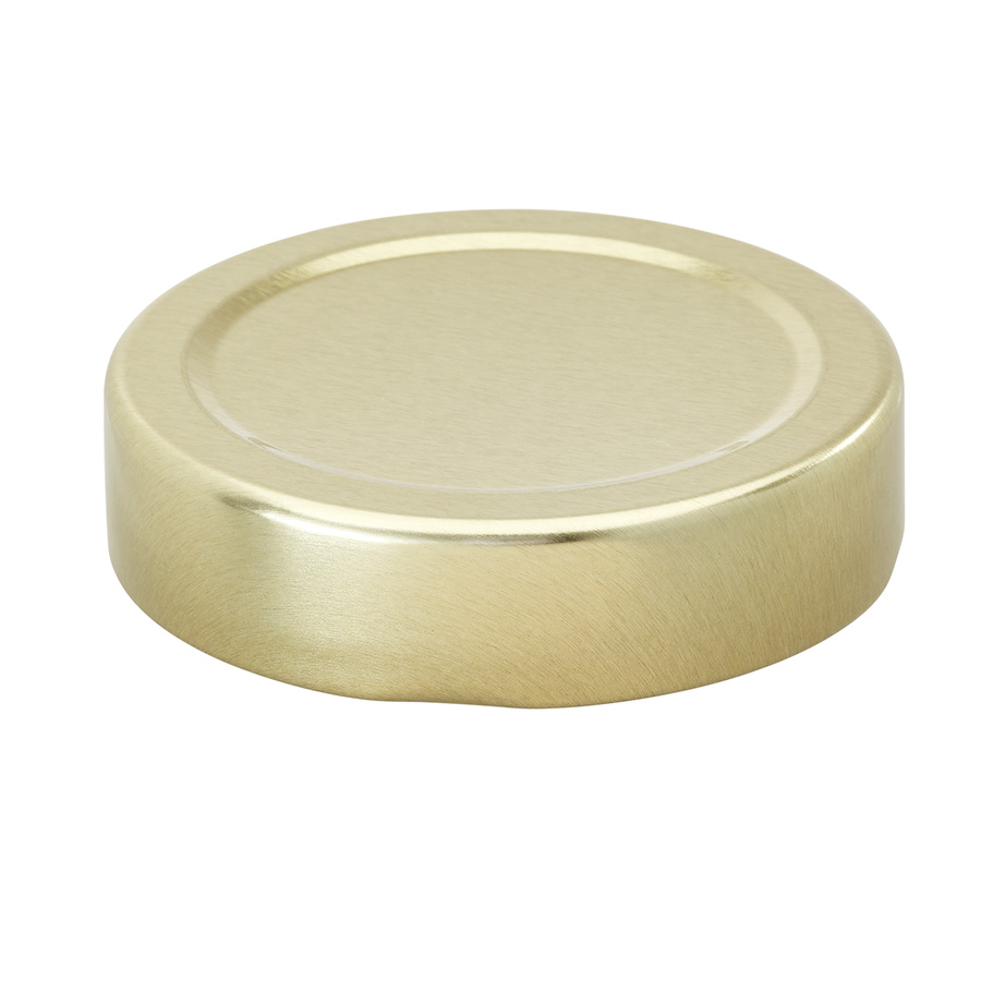 58mm Gold  Deep Tin plate Twist off Cap