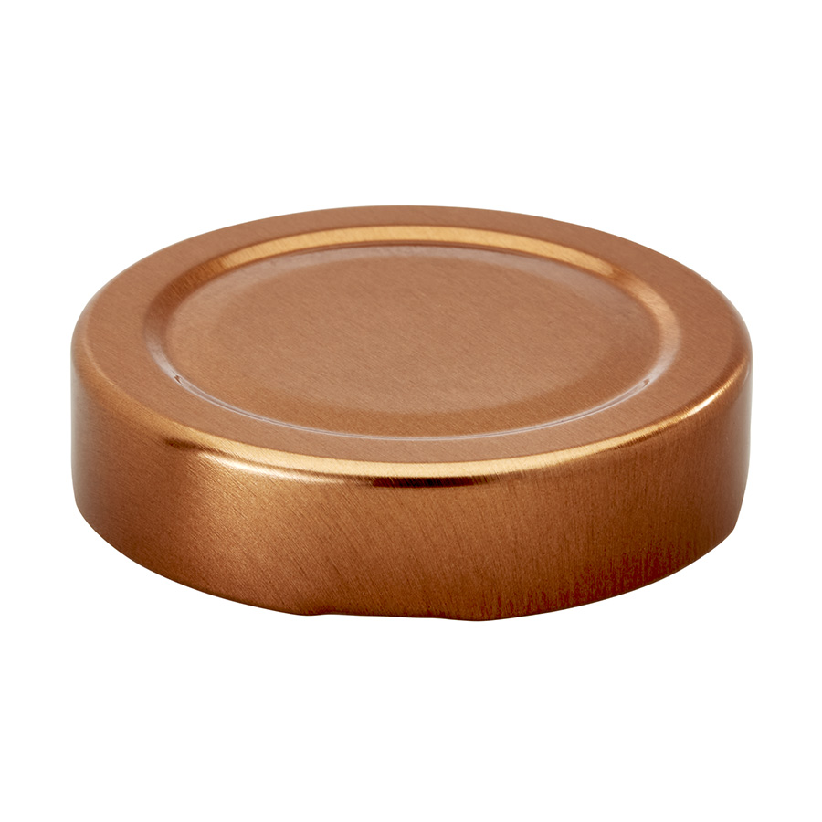 58mm Copper Deep Tin plate Twist off Cap with BLUESEAL