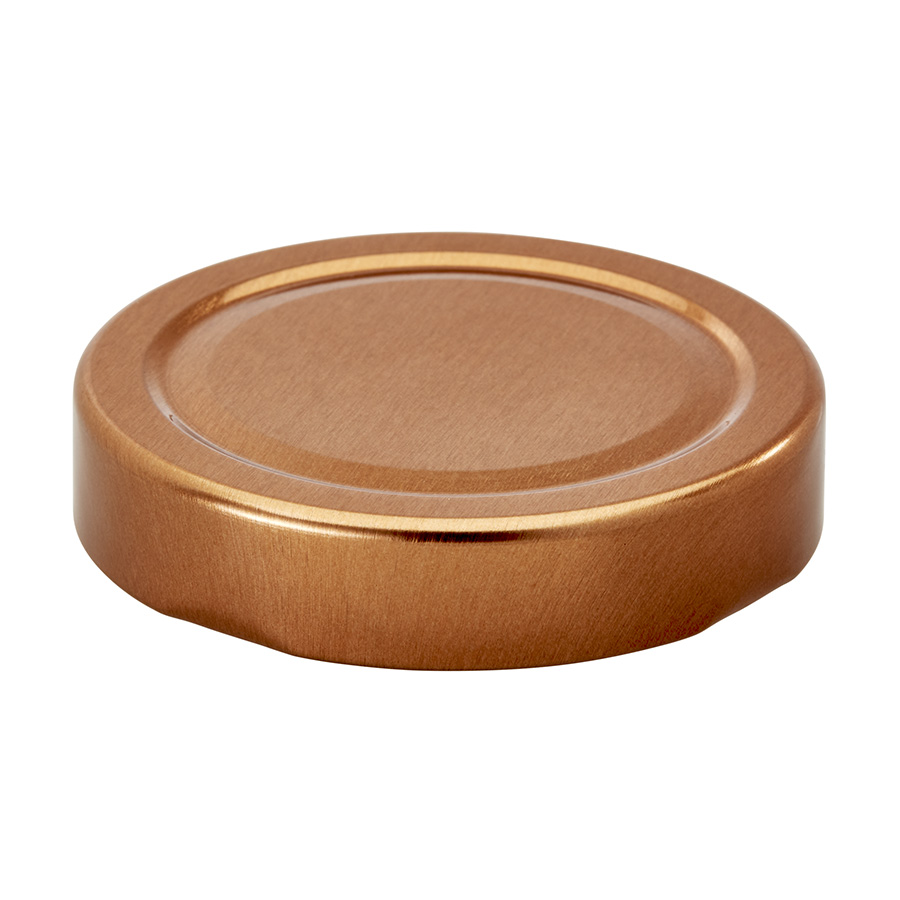 66mm Copper Deep Tin plate Twist off Cap with BLUESEAL