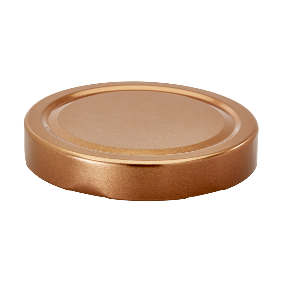 82mm Copper Deep Tin plate Twist off Cap with BLUESEAL