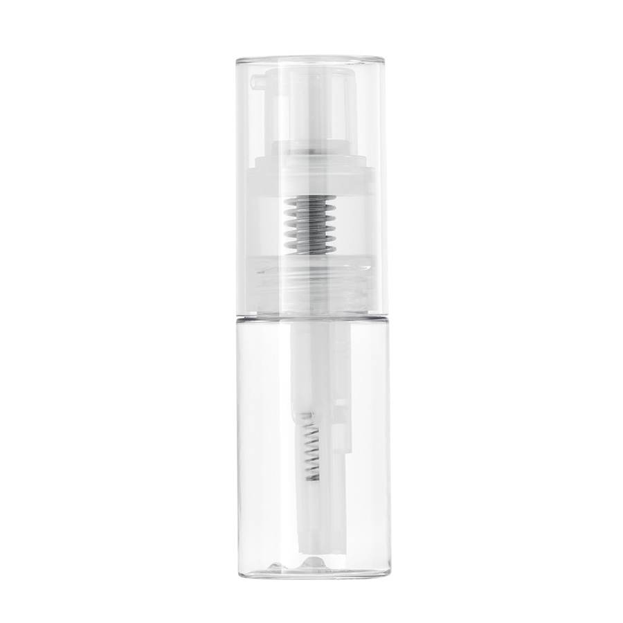 35ml Clear PET Powder Pump Bottle with 24mm Neck