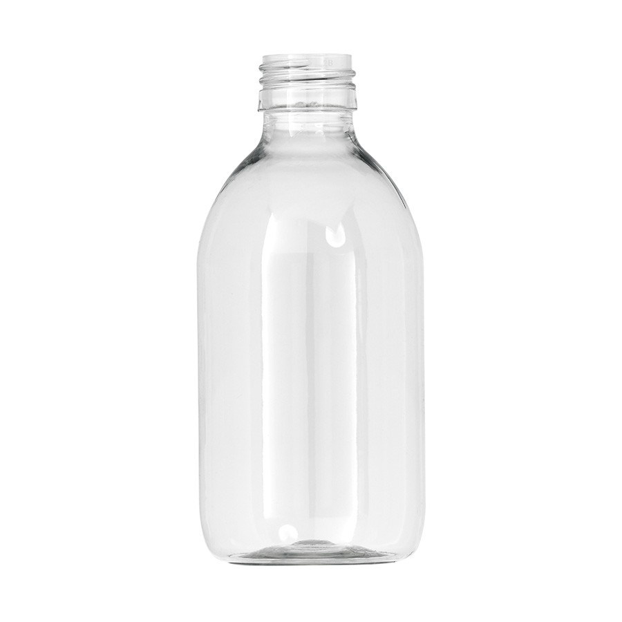 300ml Clear PET Alpha Bottle with 28mm Neck