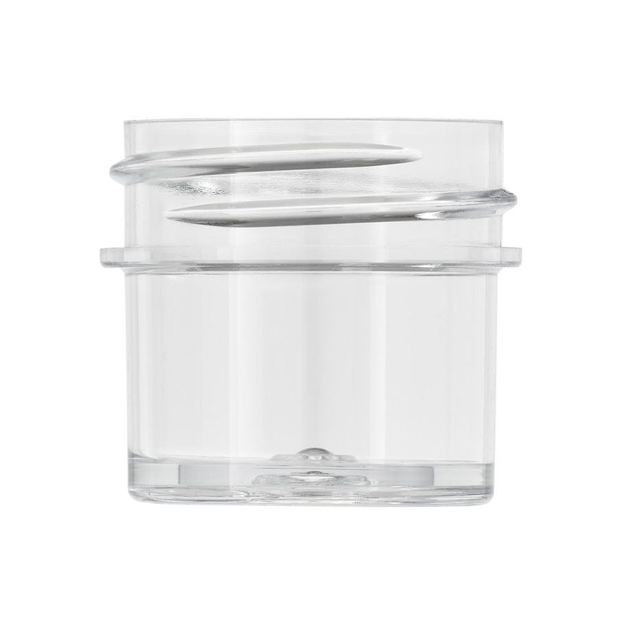 10ml Clear Polystyrene Regular Walled Simplicity Jar with 33mm Screw Neck