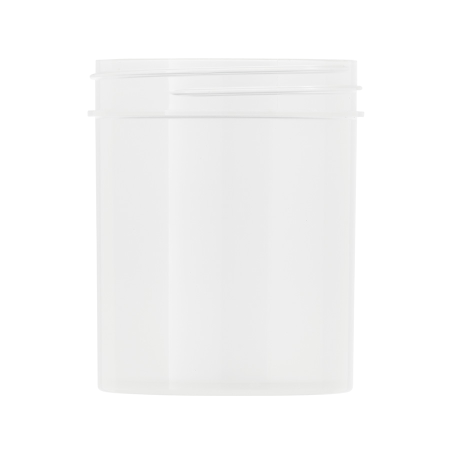 100ml Natural Polypropylene Regular Walled Simplicity Jar 58mm Screw Neck