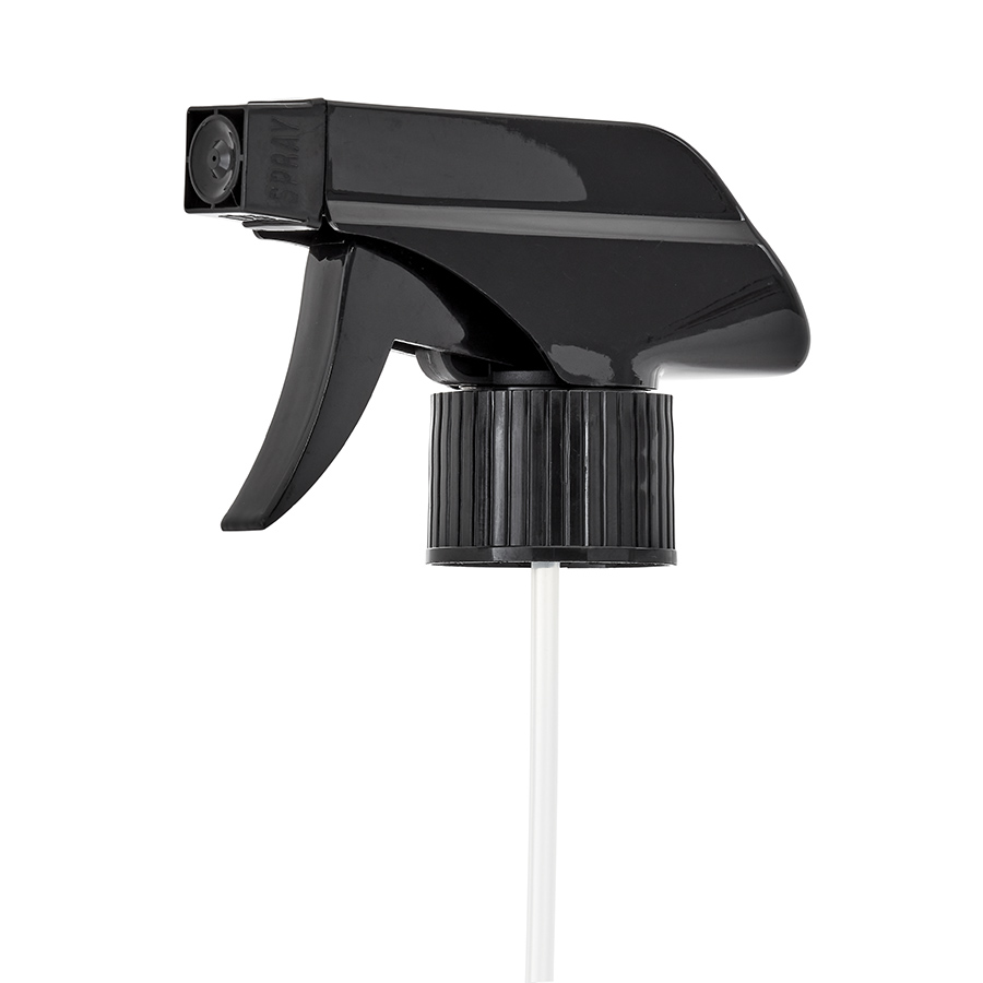 28mm/400 Black Trigger Sprayer with Hand Recess 1.1ml Output