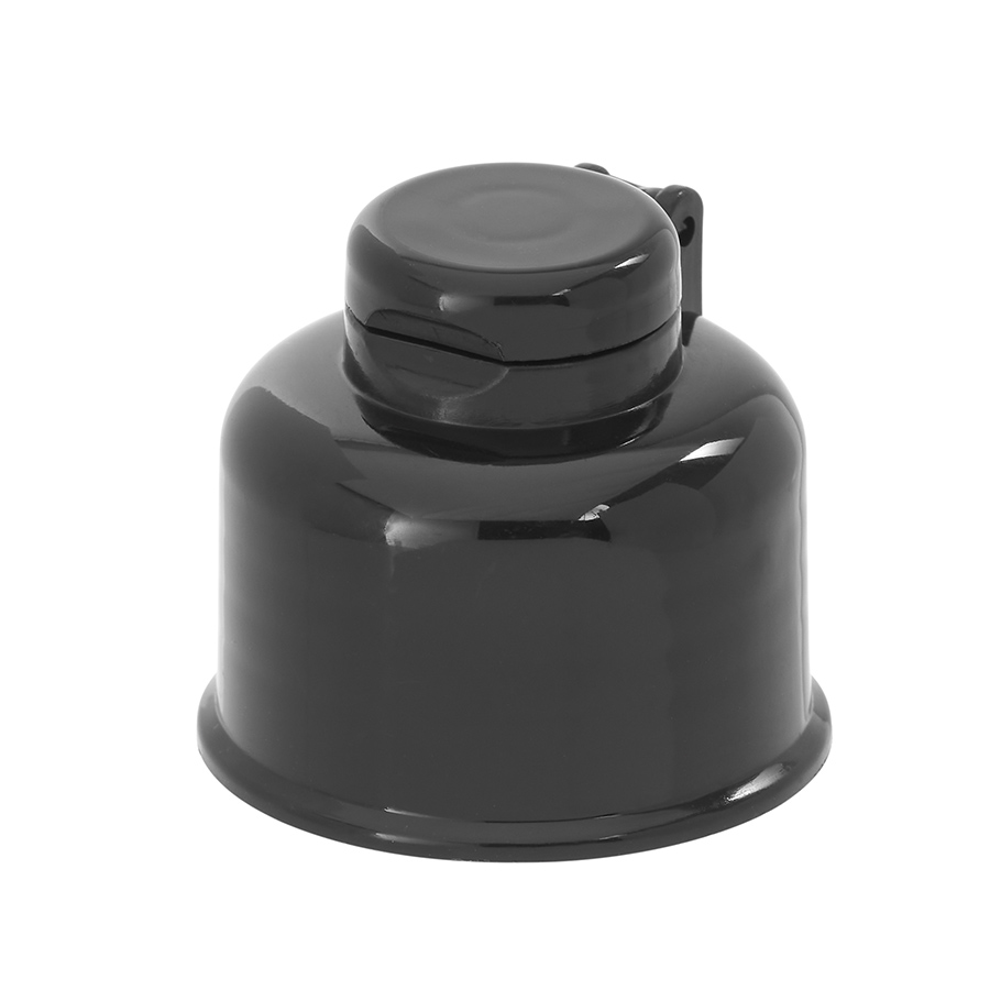 28mm/410 Black Flip Open Close Cap with EPE Liner