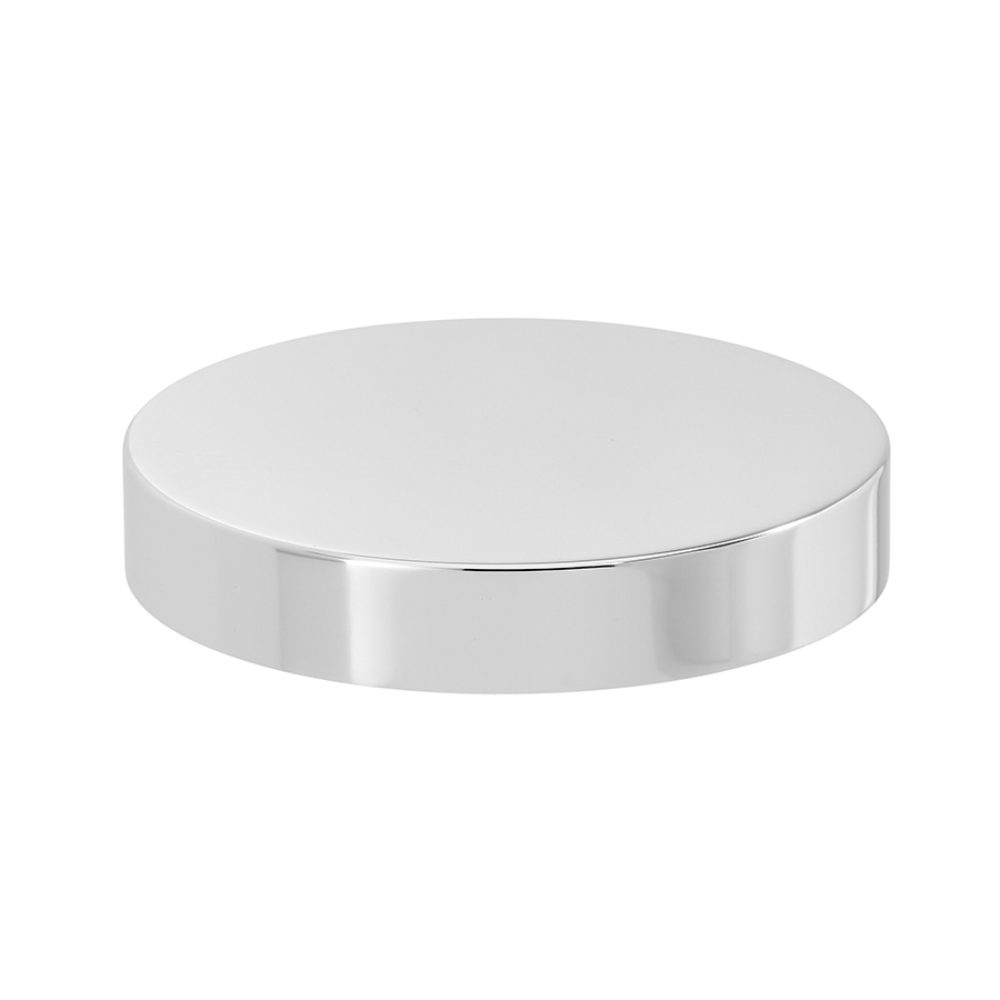 89mm/400 White PP Lid Shiny Silver (Alufin Satingloss) Alum Overshell, EPE Lined