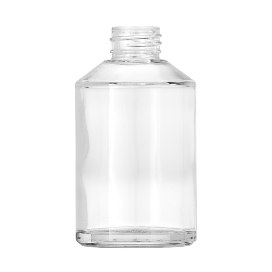 200ml Clear Glass Alpha Veral Bottle with 28mm/410 Screw Neck