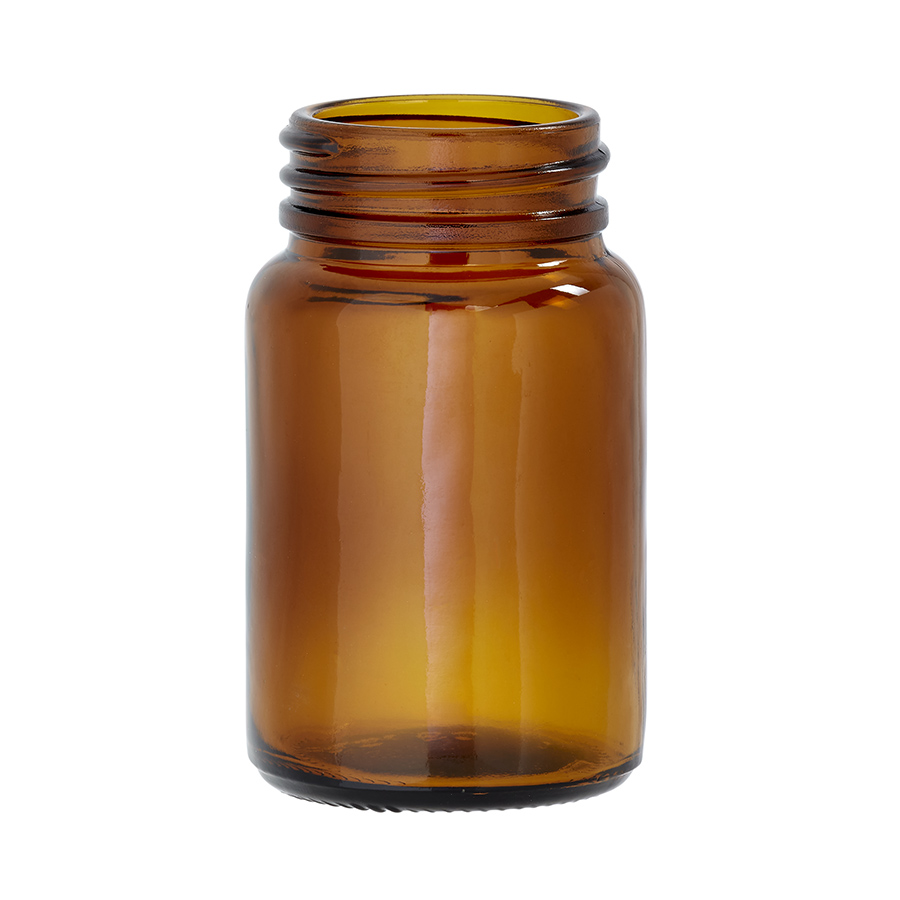60ml Amber Glass Packer with 38mm/400 Screw Neck