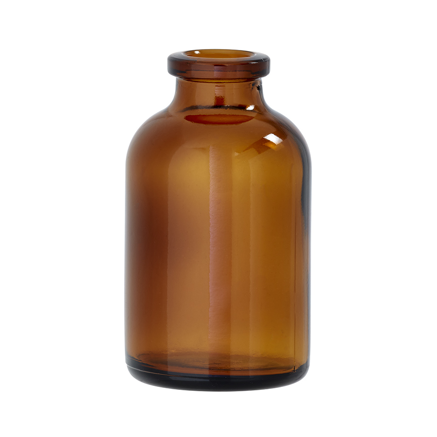 30ml Amber Glass Type 1 Vial with 20mm Neck