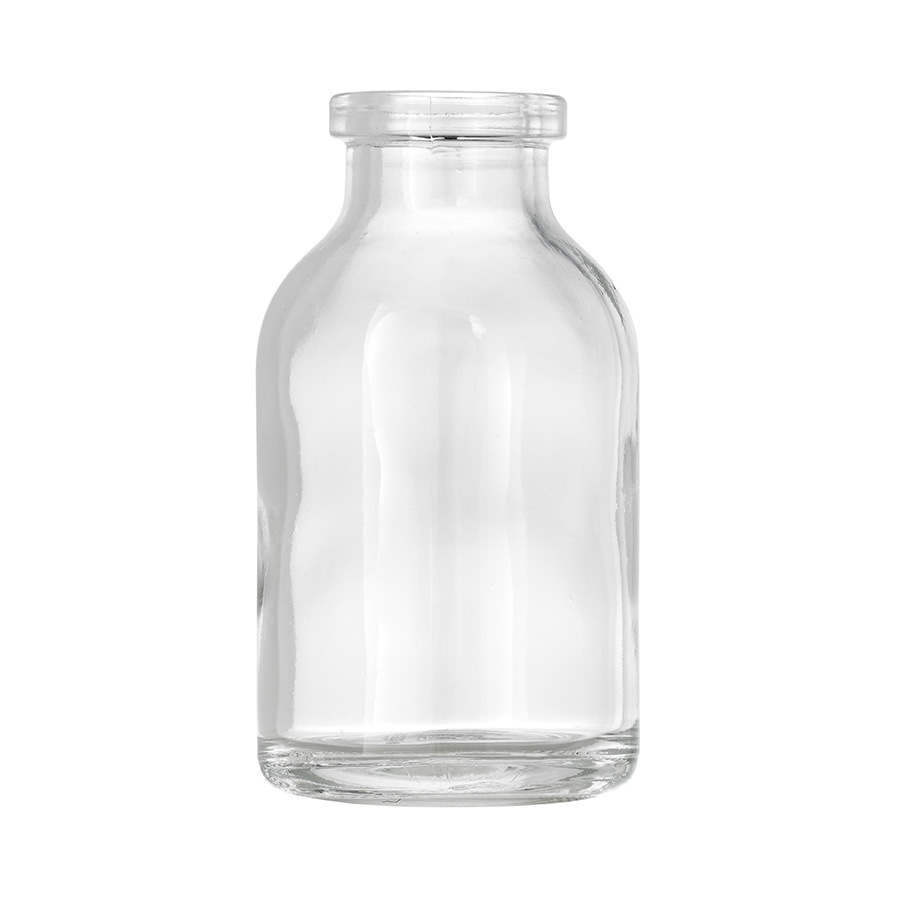 20ml Clear Glass Type 3 Injection Vial with 20mm Crimp Neck