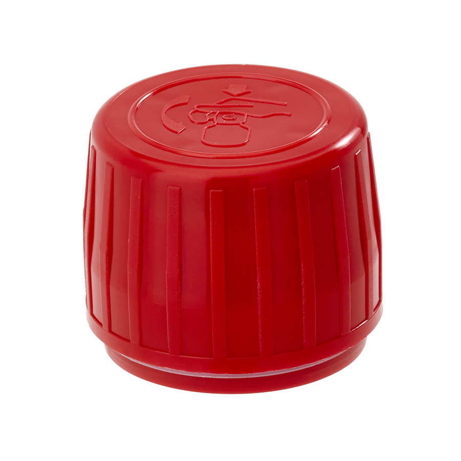 PP28 Red Tamper Evident Child Resistant Cap with EPE Liner
