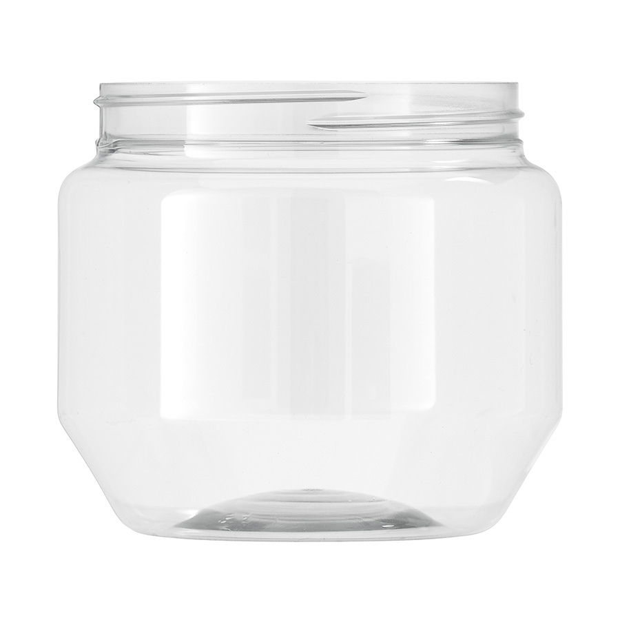 250ml Round Base Simplicity PET Jar 70mm Screw Neck