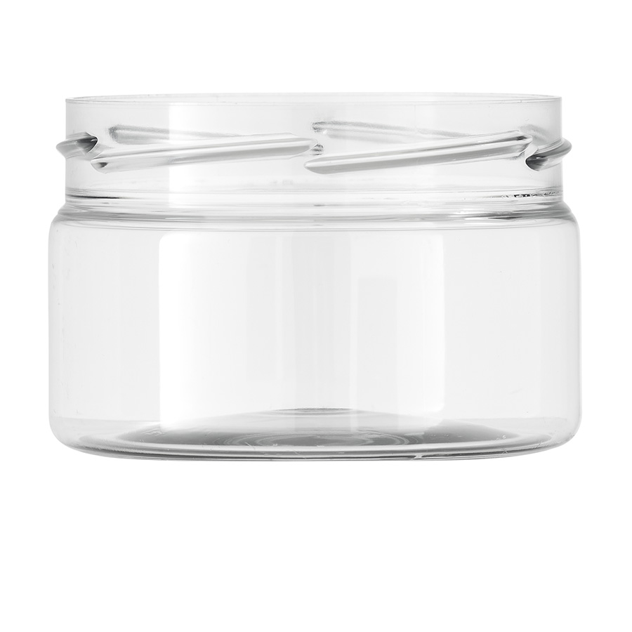 200ml Round PET Jar 82mm Twist Off Neck