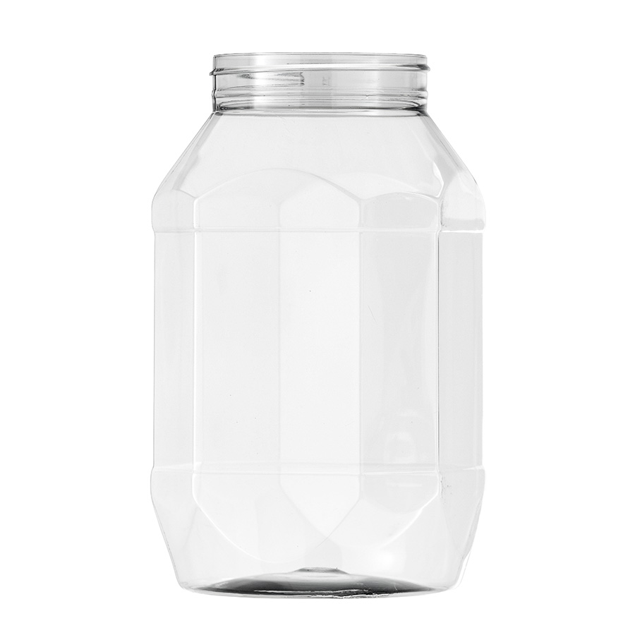 3250ml Octagonal PET Jar 100mm Neck