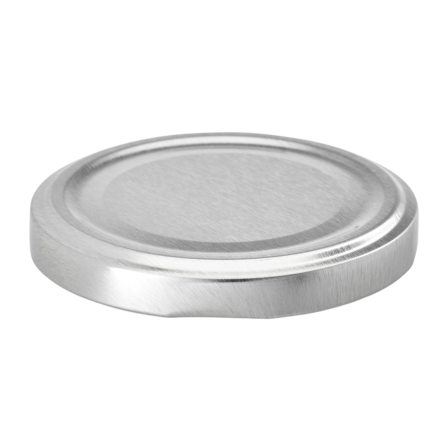 63mm Silver Tin Plate Twist Off Cap with Compound Liner