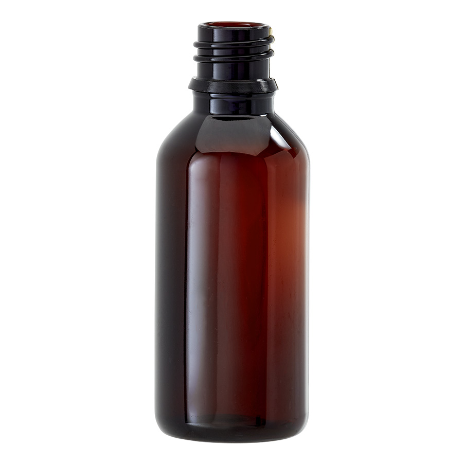 50ml Dropper Bottle Amber PET DIN 18mm Neck