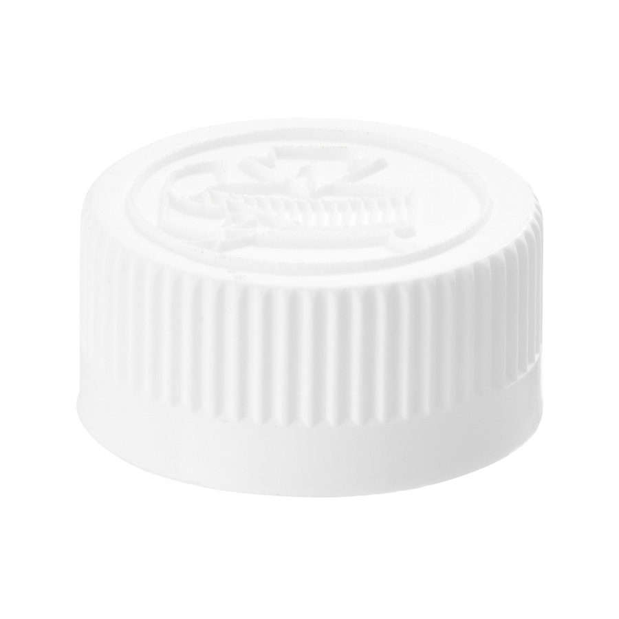 28mm 400 White Child Resistant Cap with EPE Liner