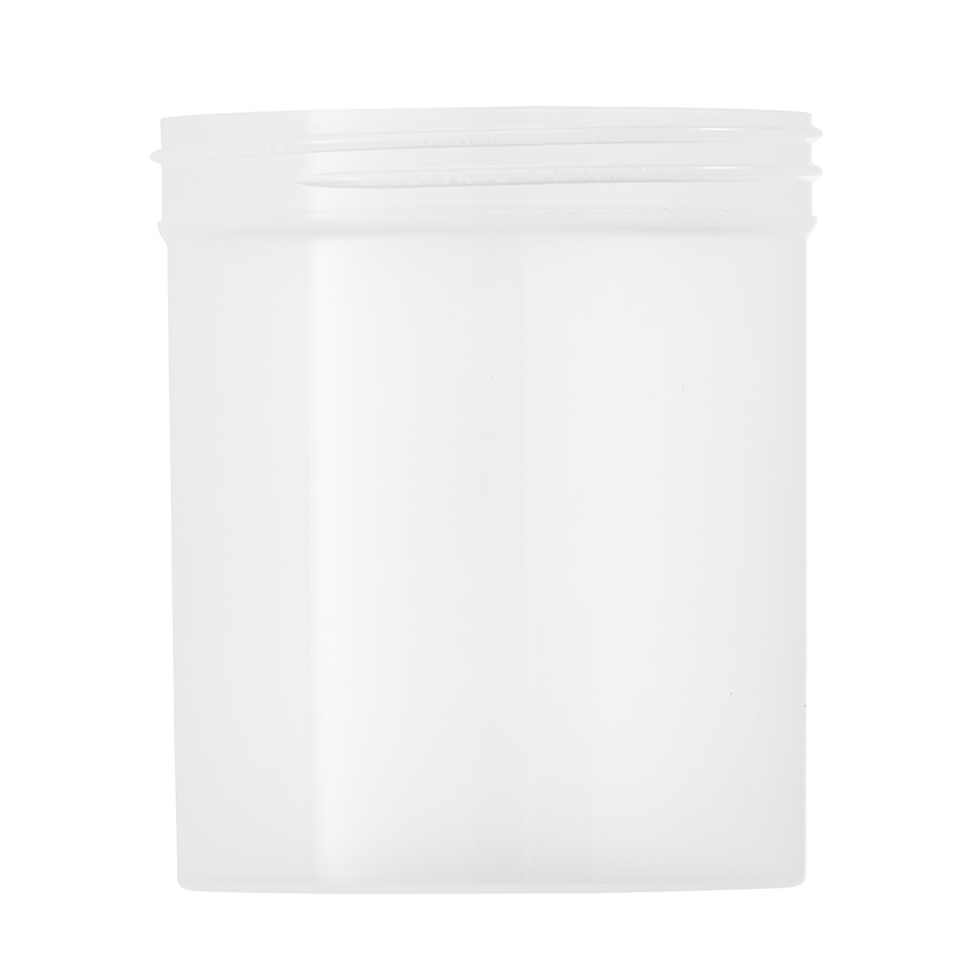 400ml Natural Polypropylene Regular Walled Simplicity Jar 89mm Screw Neck