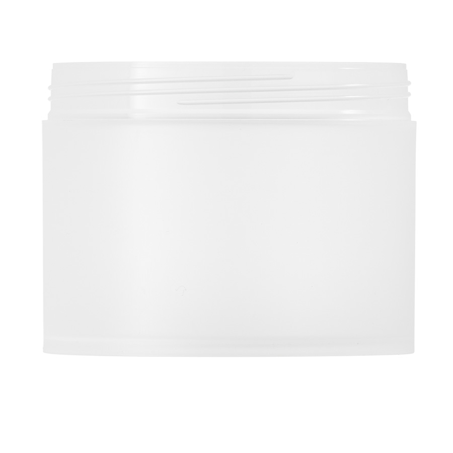 300ml Natural Low Profile Polypropylene Jar with 90mm Twist Off Neck