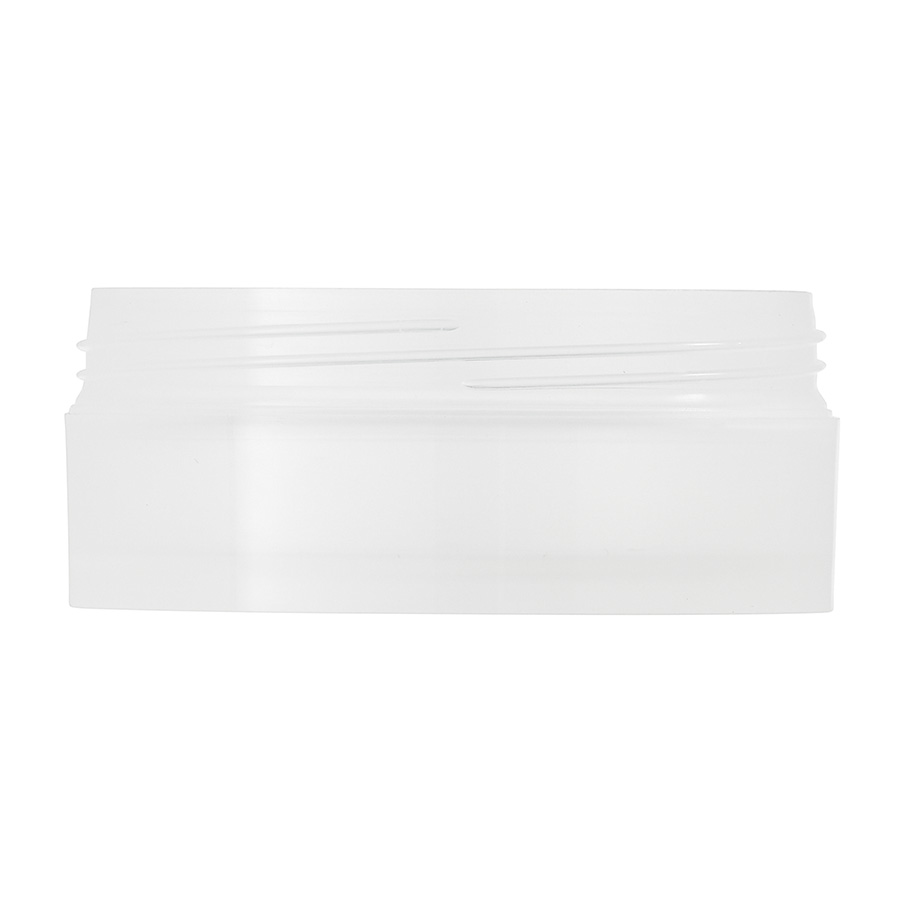 50ml Natural Low Profile Polypropylene Jar with 68mm Twist Off Neck