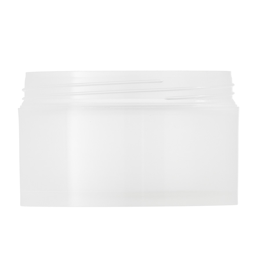 100ml Natural Low Profile Polypropylene Jar with 68mm Twist Off Neck