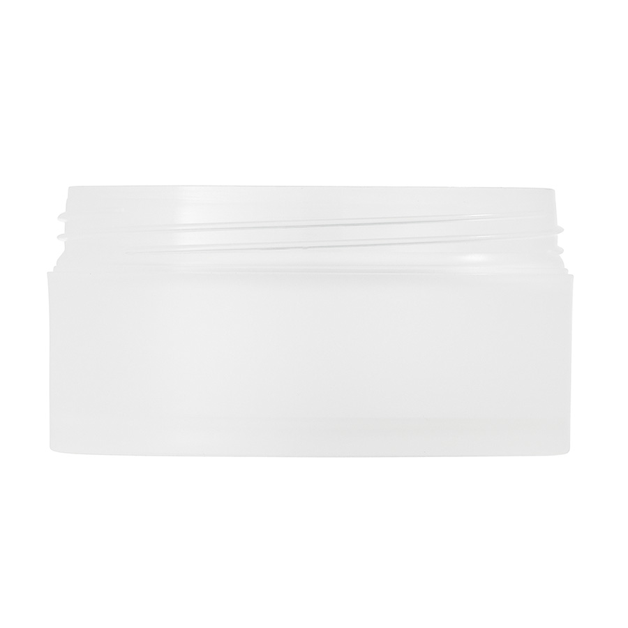 75ml Natural Low Profile Polypropylene Jar with 68mm Twist Off Neck
