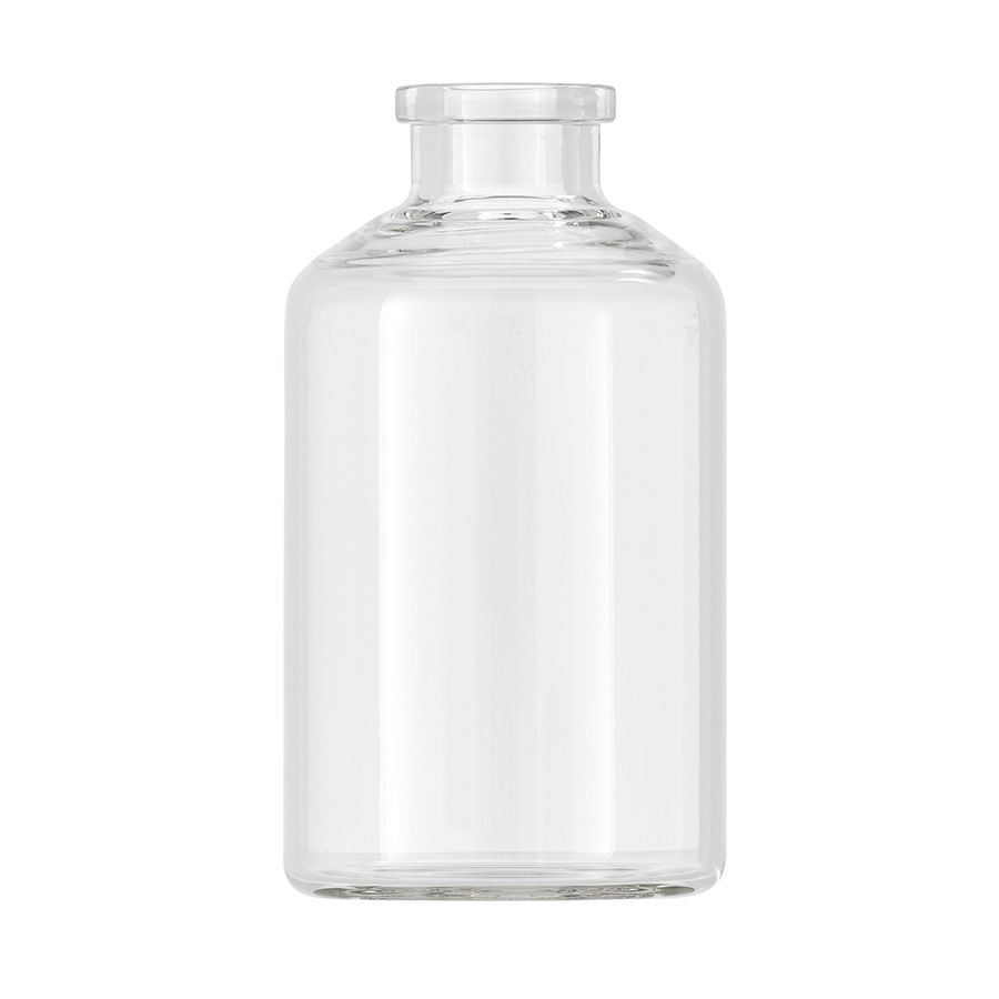 50R Tubular Glass Clear Type 1 Injection Vial