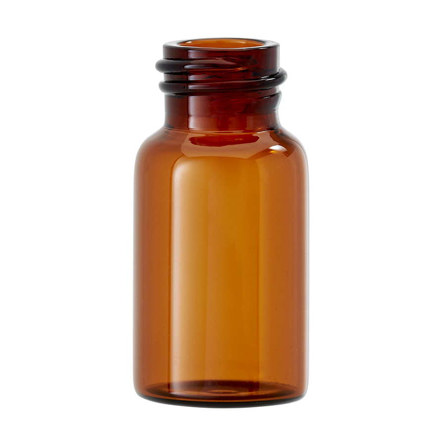 10ml Tubular Glass Amber Type 1 Diagnostic Screw Neck Vial
