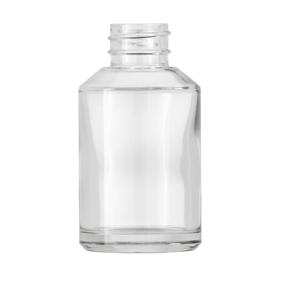 100ml Alpha Veral Clear Glass Bottle 28mm Neck