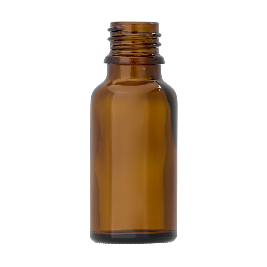 20ml Amber Type 3 Glass DIN Bottle With 18mm Neck