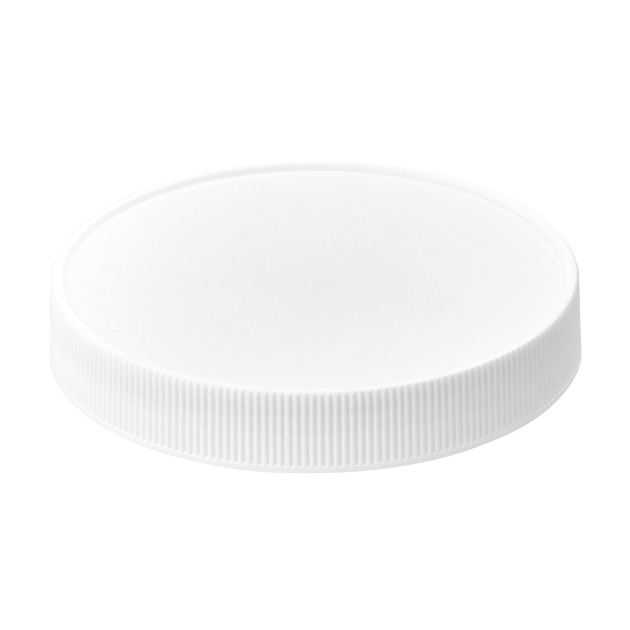 89mm/400 White Rib-Side Matt Top PP Cap with F-830 Foam Liner & IV1 ISPVC/PET U10