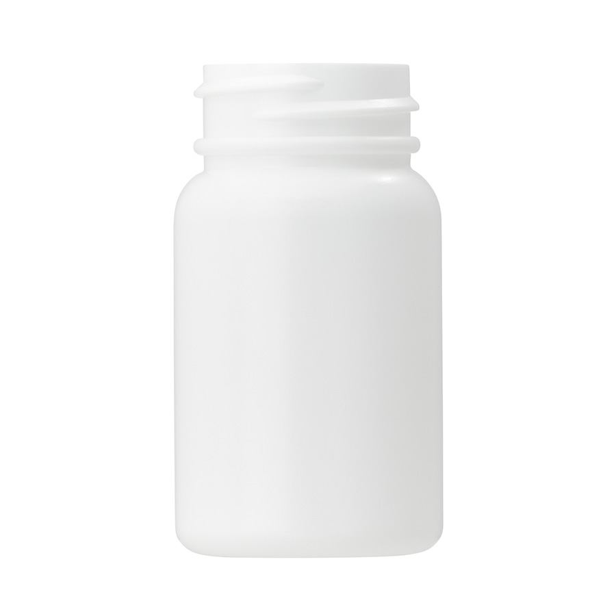 50ml White HDPE Packer with 33mm/400 Screw Neck