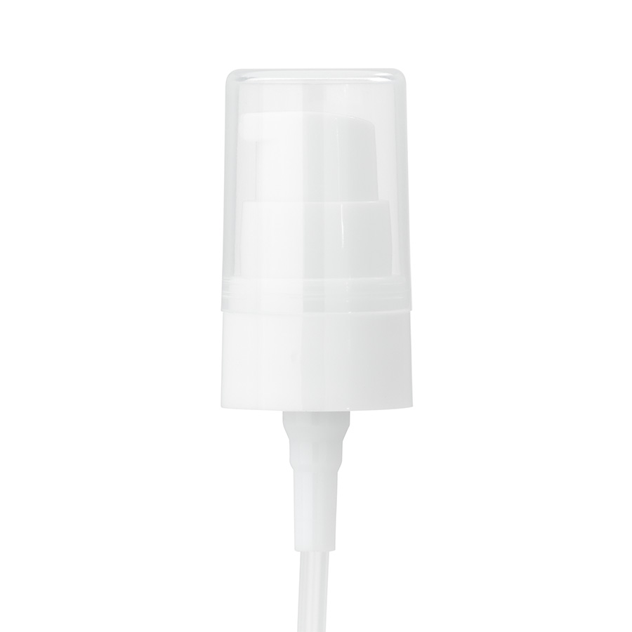 20/410 White Treatment Pump, Clear PP Overcap DT 86mm FBOG (57mm Exposed)