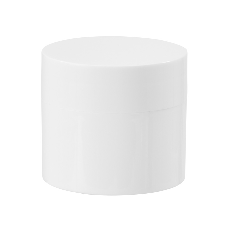 15ml Gloss White PP Double Walled Jar with 42mm Screw Neck