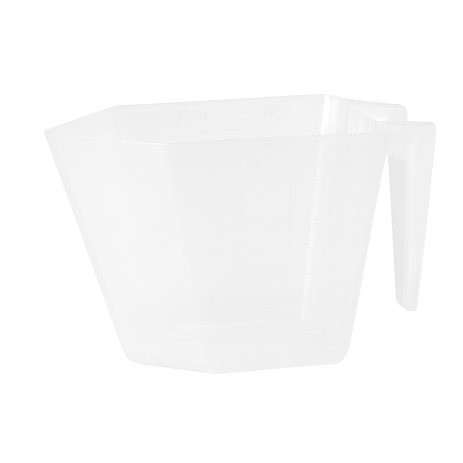 250ml Natural Rectangular PP Measuring Cup