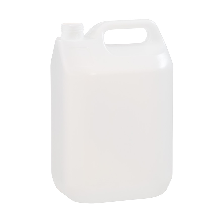 5000ml Natural HDPE Jerrycan with 38mm Neck