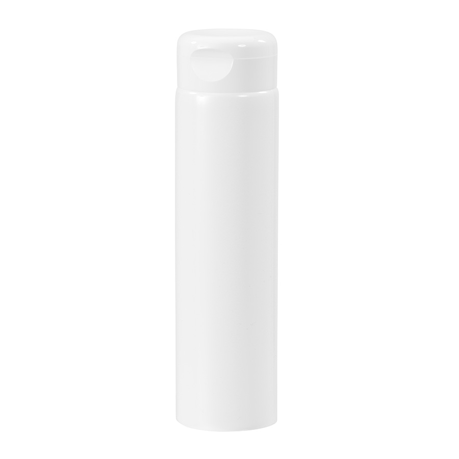 200ml White PE Tube with Flip Top Cap