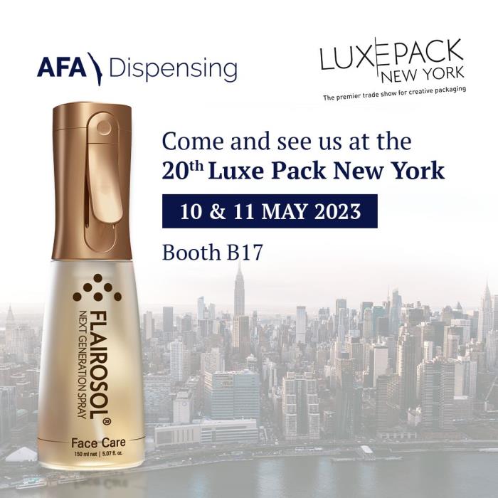 Delve Into a New World of Dispensing: Join AFA at Luxe Pack NY