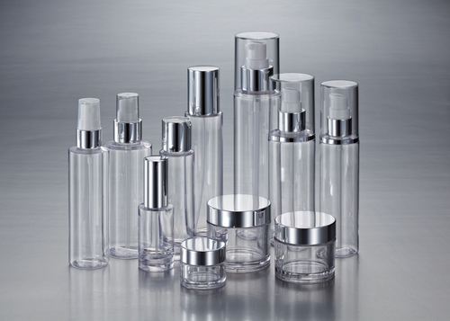 Transparent Packaging, silver tops