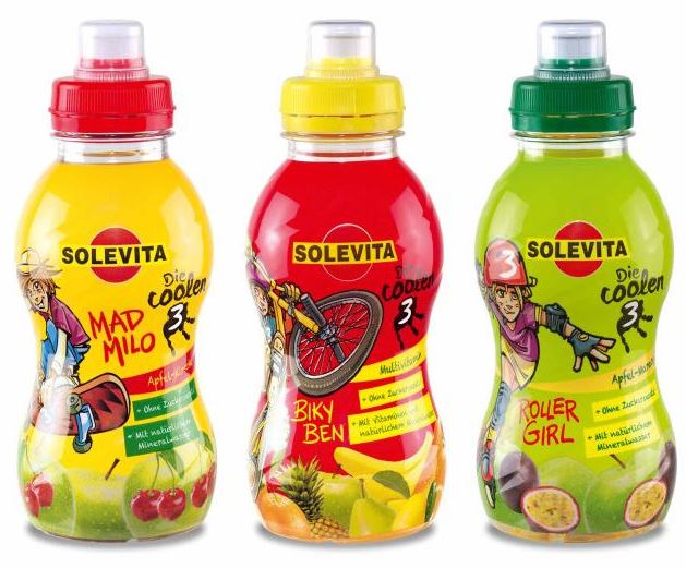 Recycling-friendly shrink sleeves for Solevita children’s drinks