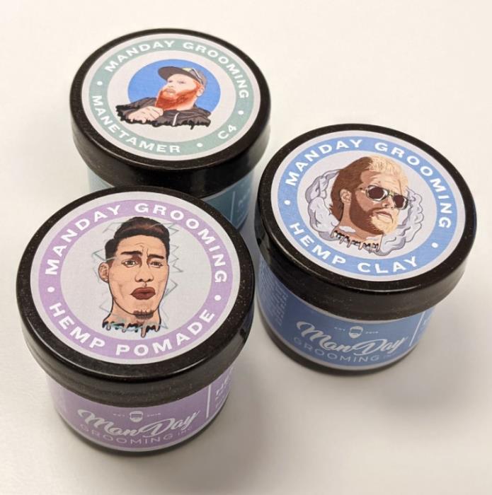 Manday Grooming Uses IntraPac Hemp Jars and Closures to Package Men’s Line of Hemp-Based Personal Care Products