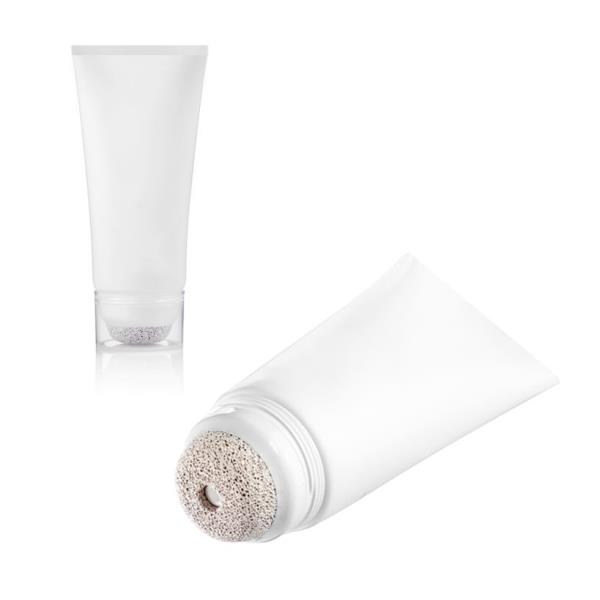 The Pumice Stone Tube removes dry skin easily