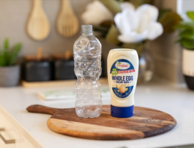 Pact partners with Goodman Fielder to transition Praise Mayonnaise and Aioli bottles and jars to 100% recycled PET (rPET)